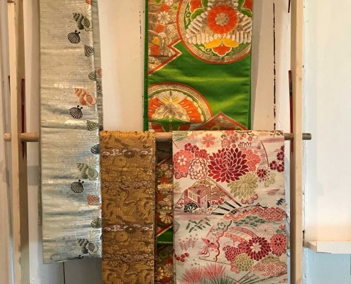 New items: Vintage silk Japanese obi sashes from my collection